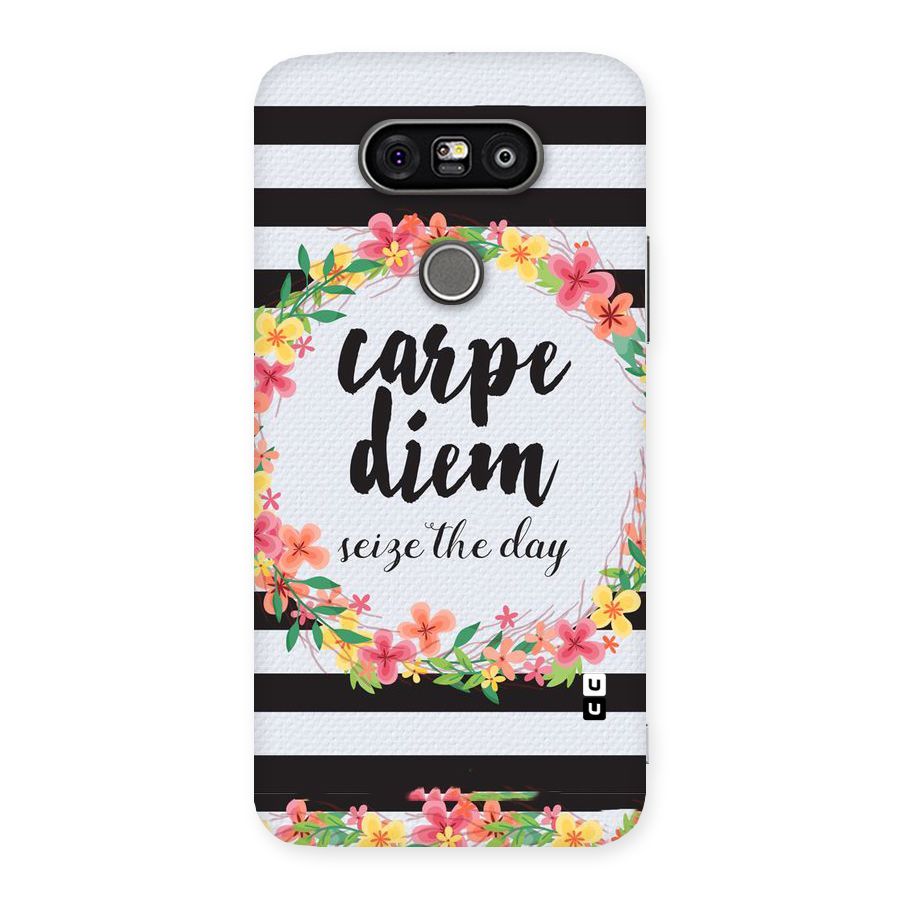 Floral Seize The Day Back Case for LG G5