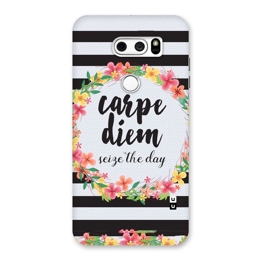 Floral Seize The Day Back Case for LG V30
