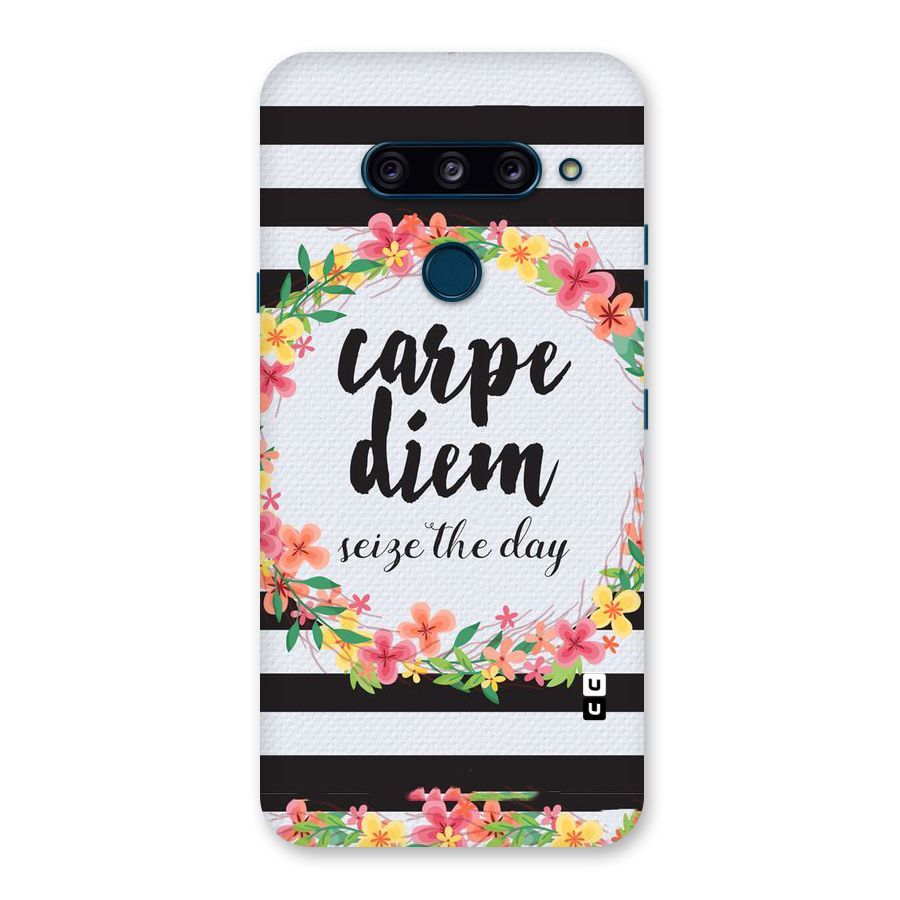 Floral Seize The Day Back Case for LG  V40 ThinQ