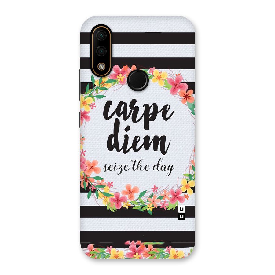 Floral Seize The Day Back Case for Lenovo A6 Note