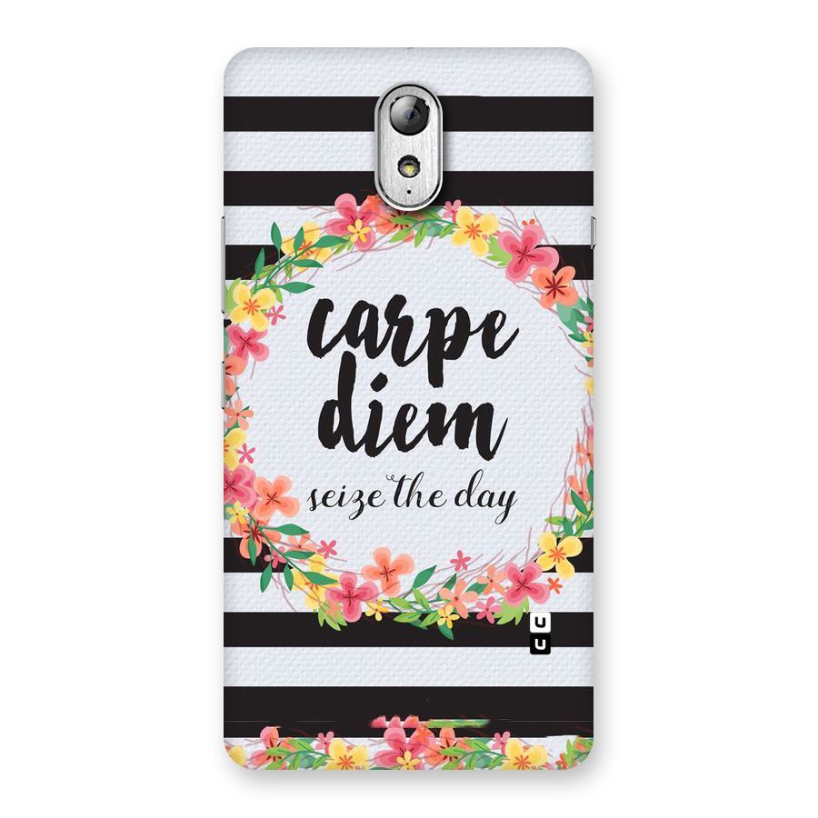 Floral Seize The Day Back Case for Lenovo Vibe P1M