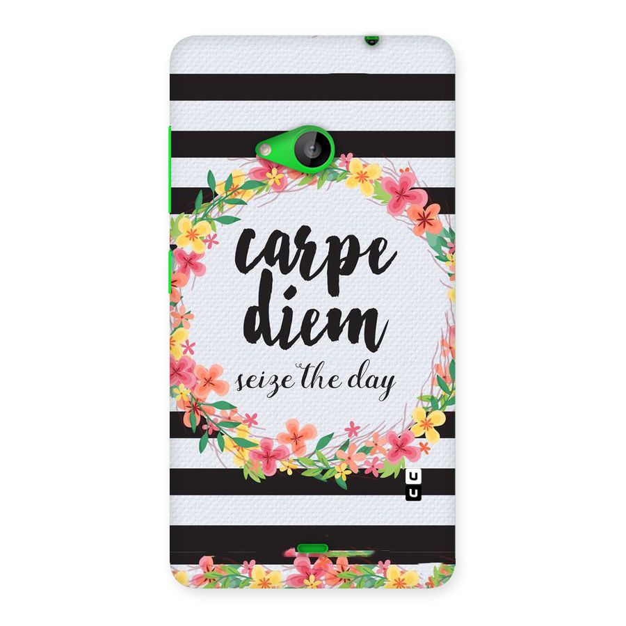 Floral Seize The Day Back Case for Lumia 535