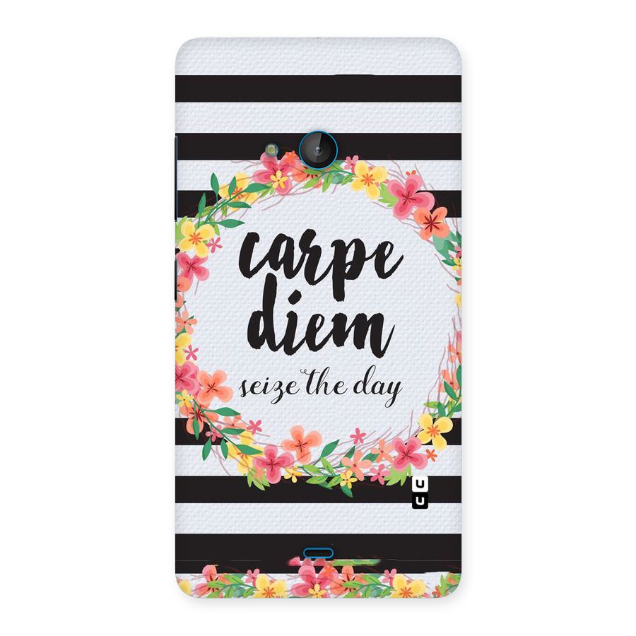 Floral Seize The Day Back Case for Lumia 540