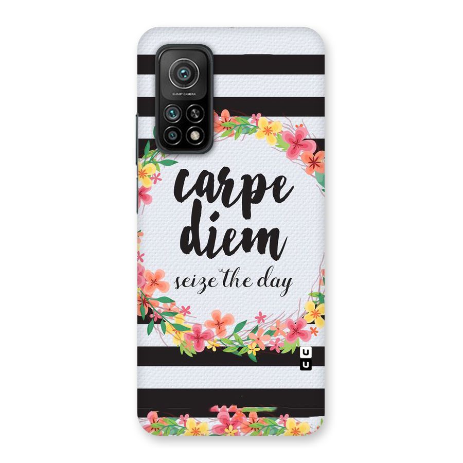 Floral Seize The Day Back Case for Mi 10T 5G