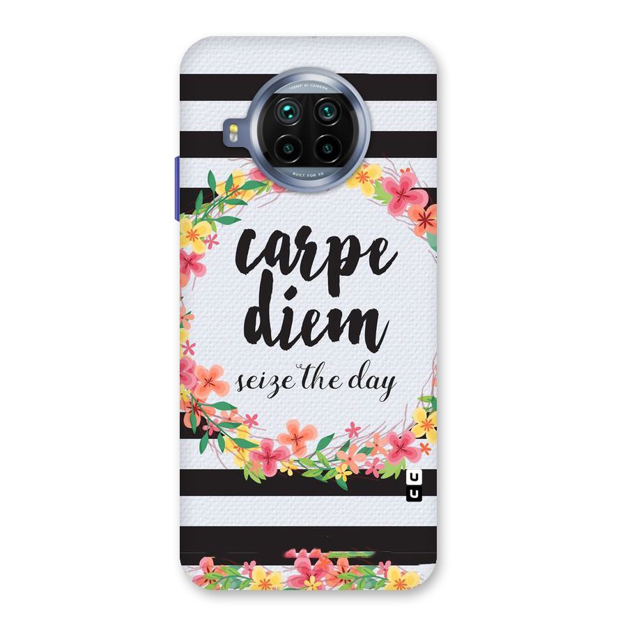 Floral Seize The Day Back Case for Mi 10i