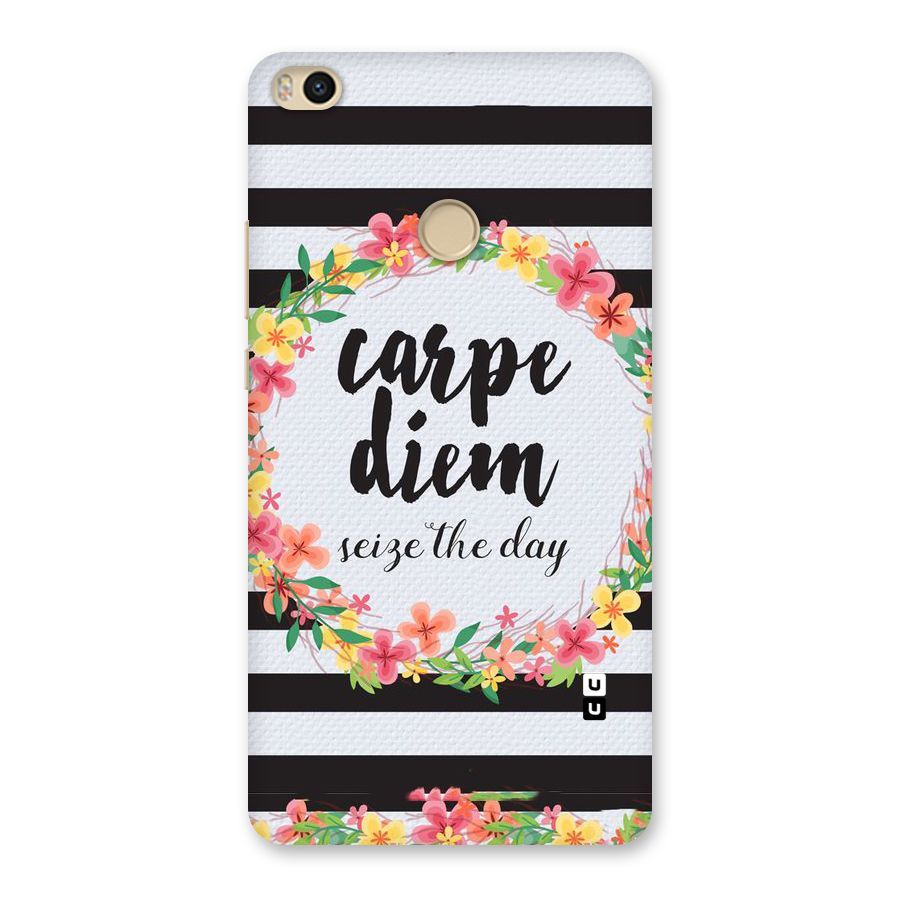 Floral Seize The Day Back Case for Mi Max 2