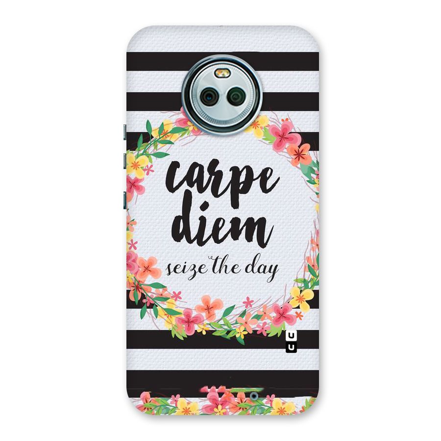 Floral Seize The Day Back Case for Moto X4