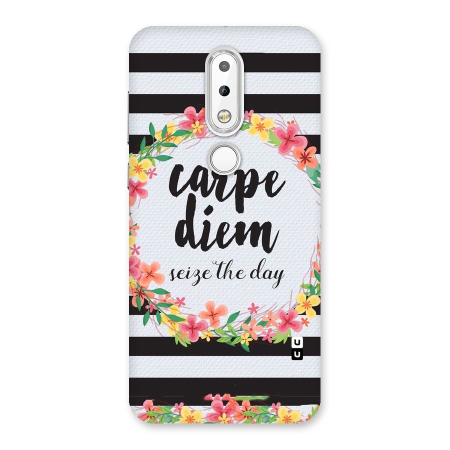 Floral Seize The Day Back Case for Nokia 6.1 Plus