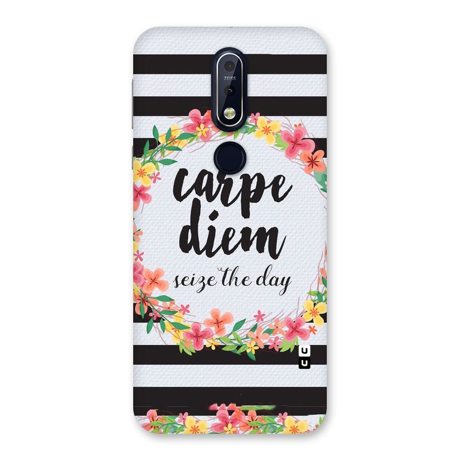 Floral Seize The Day Back Case for Nokia 7.1