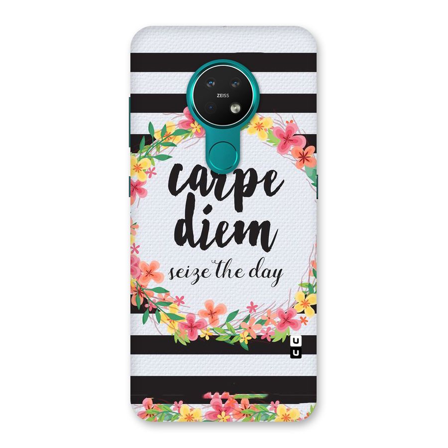 Floral Seize The Day Back Case for Nokia 7.2