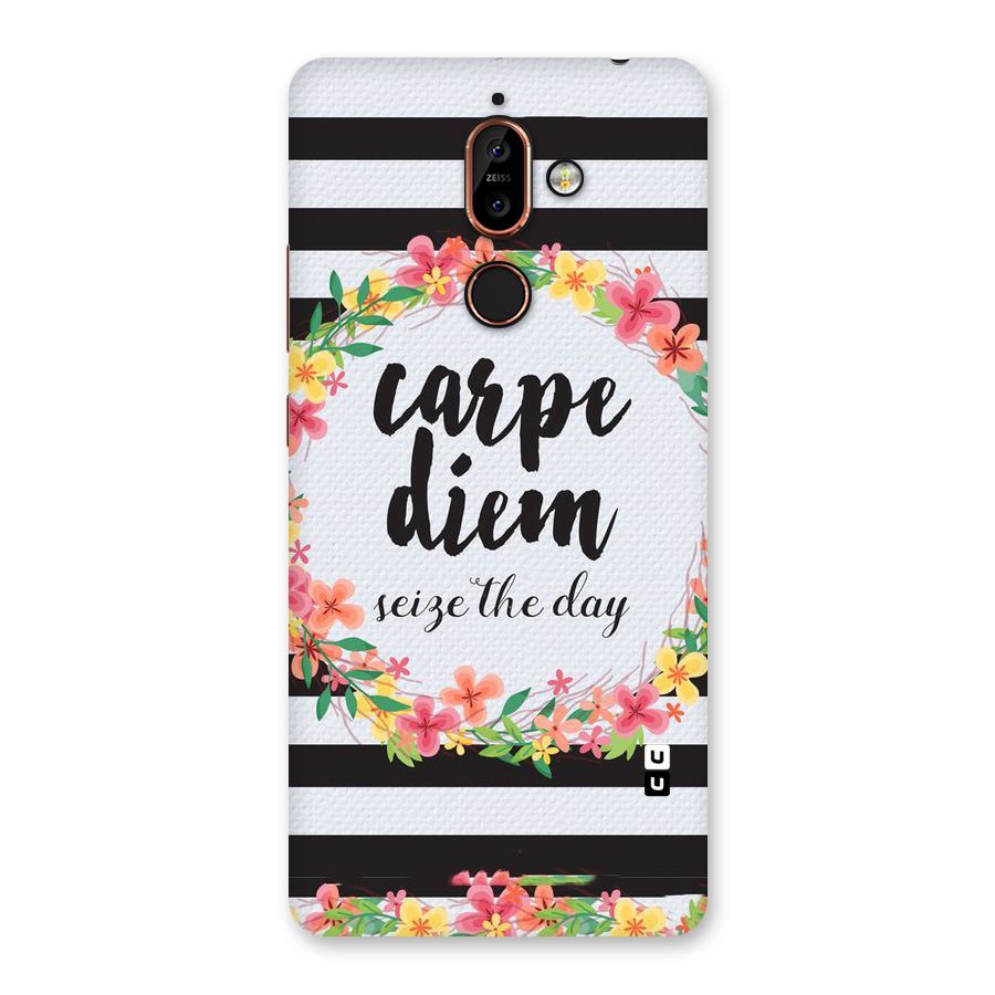 Floral Seize The Day Back Case for Nokia 7 Plus