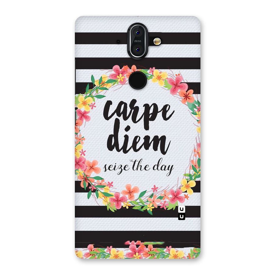 Floral Seize The Day Back Case for Nokia 8 Sirocco