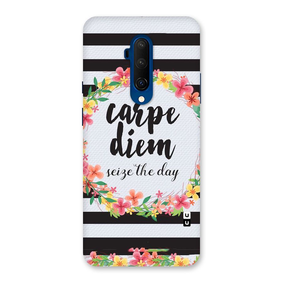 Floral Seize The Day Back Case for OnePlus 7T Pro