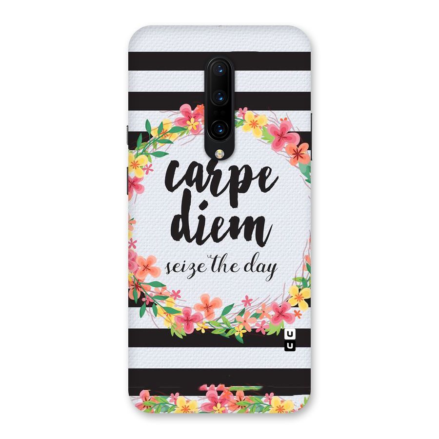 Floral Seize The Day Back Case for OnePlus 7 Pro