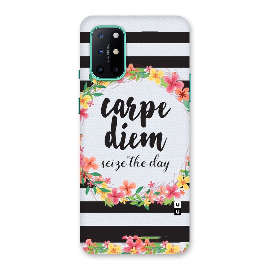 Floral Seize The Day Back Case for OnePlus 8T