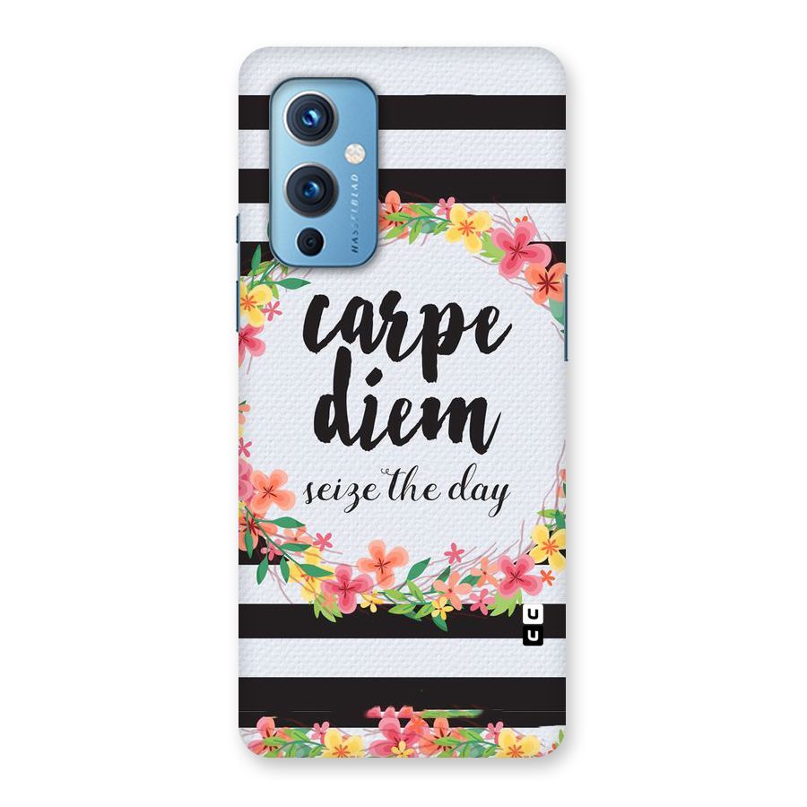 Floral Seize The Day Back Case for OnePlus 9