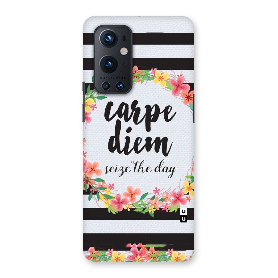 Floral Seize The Day Back Case for OnePlus 9 Pro
