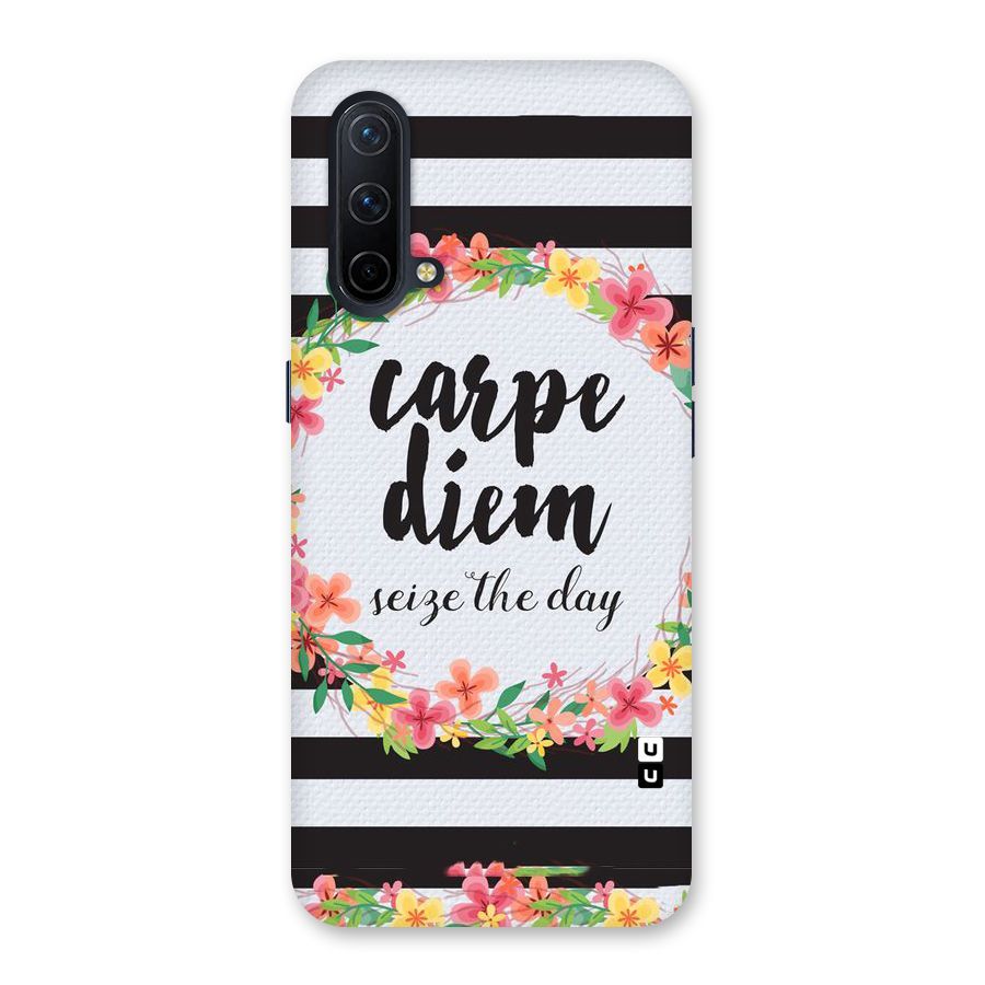Floral Seize The Day Back Case for OnePlus Nord CE 5G