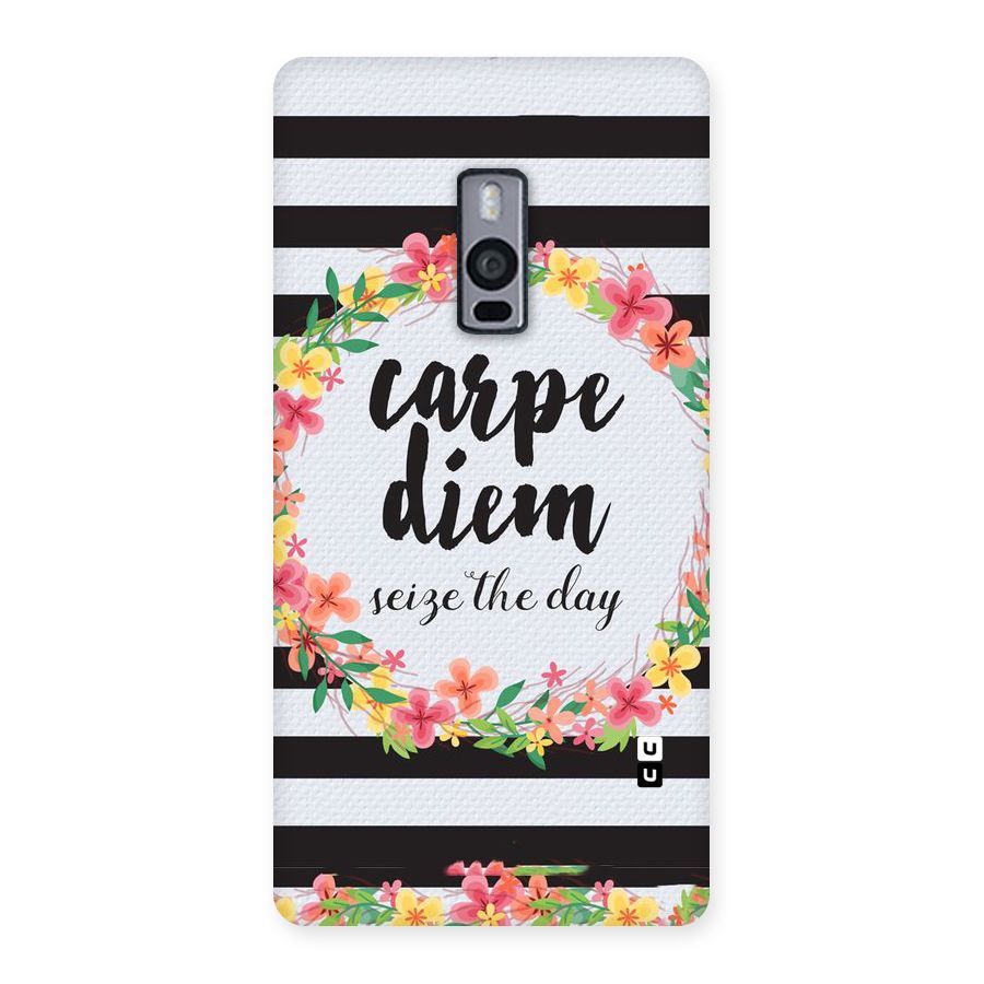 Floral Seize The Day Back Case for OnePlus Two