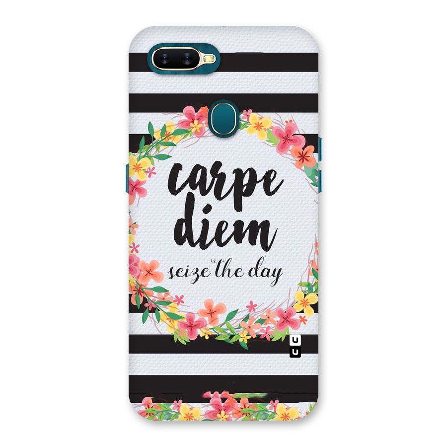 Floral Seize The Day Back Case for Oppo A11k
