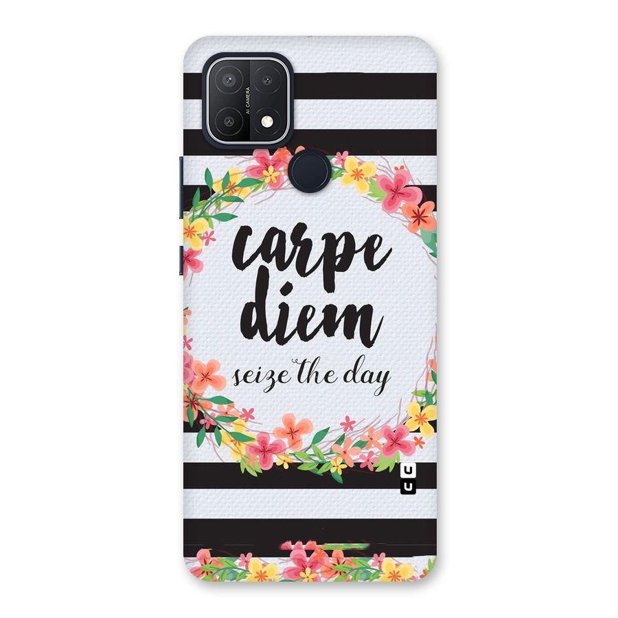 Floral Seize The Day Back Case for Oppo A15