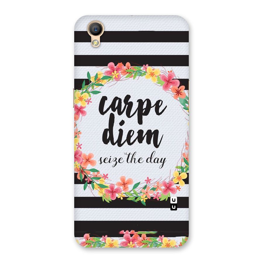 Floral Seize The Day Back Case for Oppo A37