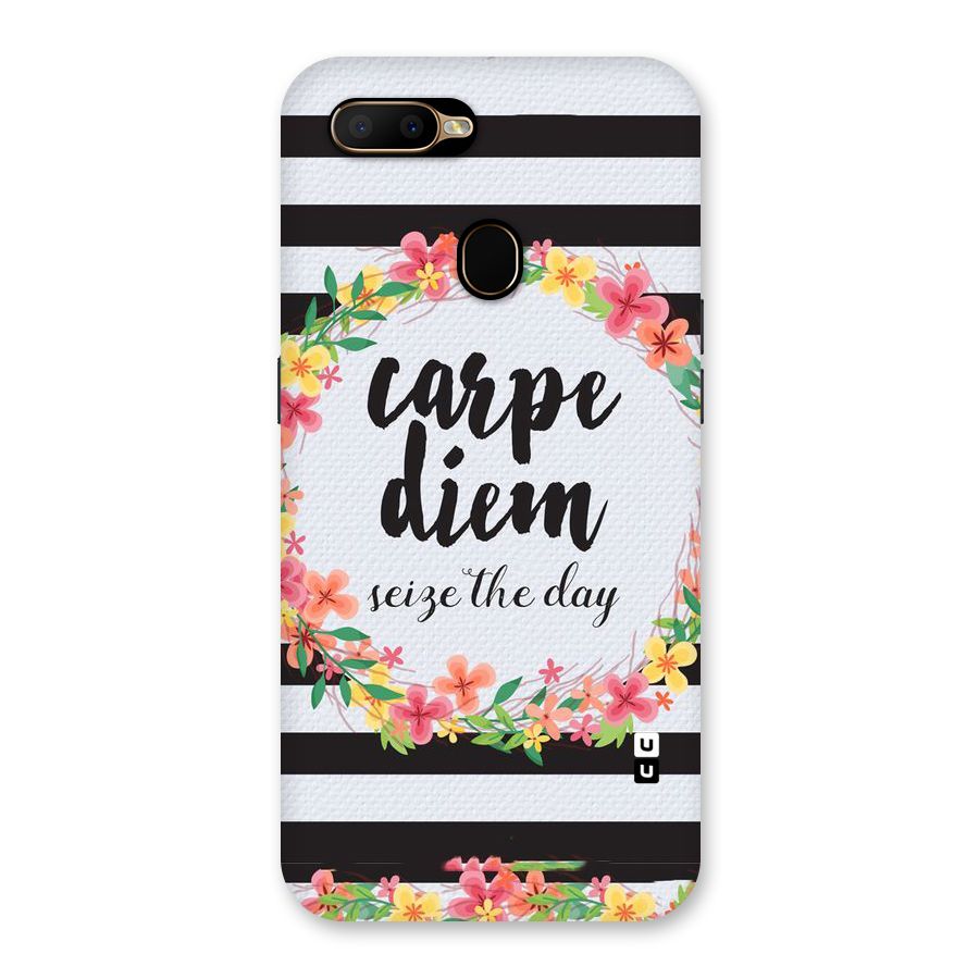 Floral Seize The Day Back Case for Oppo A5s