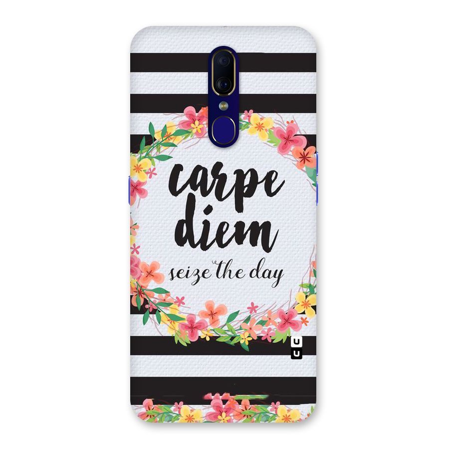 Floral Seize The Day Back Case for Oppo A9