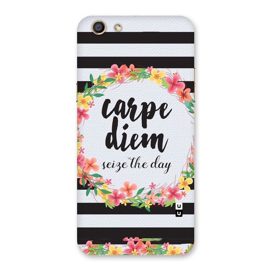 Floral Seize The Day Back Case for Oppo F3