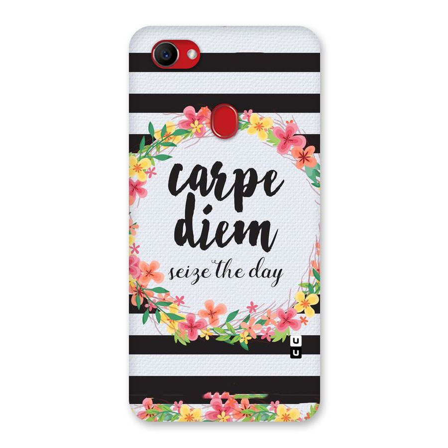 Floral Seize The Day Back Case for Oppo F7