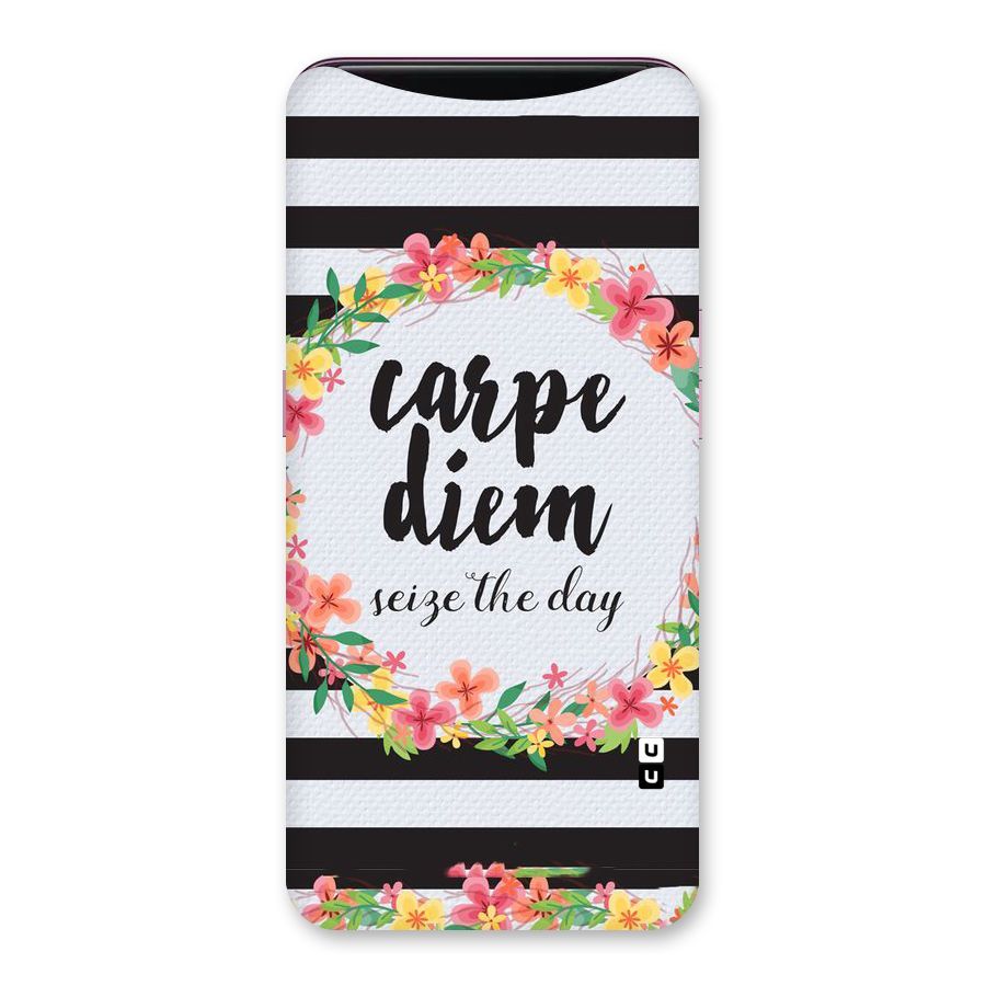 Floral Seize The Day Back Case for Oppo Find X