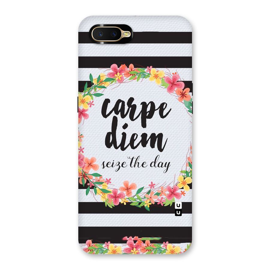 Floral Seize The Day Back Case for Oppo K1