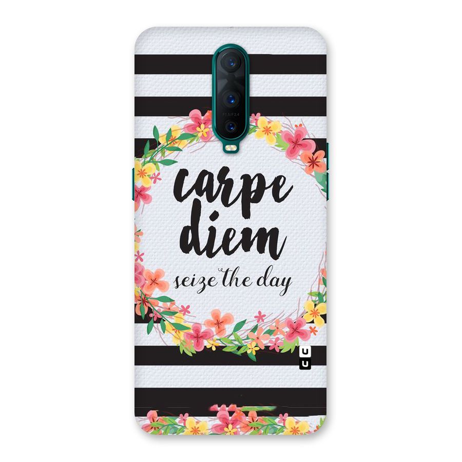 Floral Seize The Day Back Case for Oppo R17 Pro