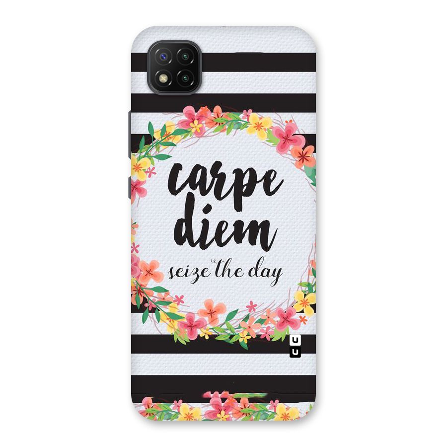 Floral Seize The Day Back Case for Poco C3