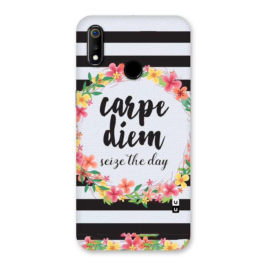 Floral Seize The Day Back Case for Realme 3