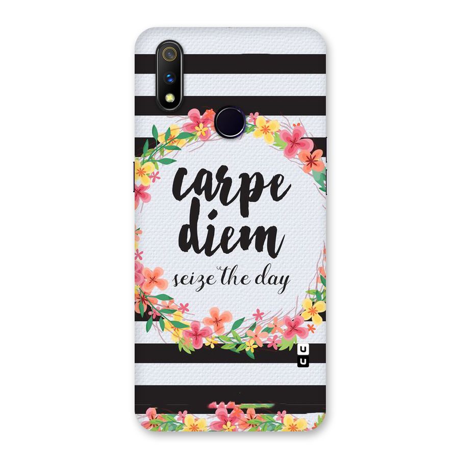 Floral Seize The Day Back Case for Realme 3 Pro