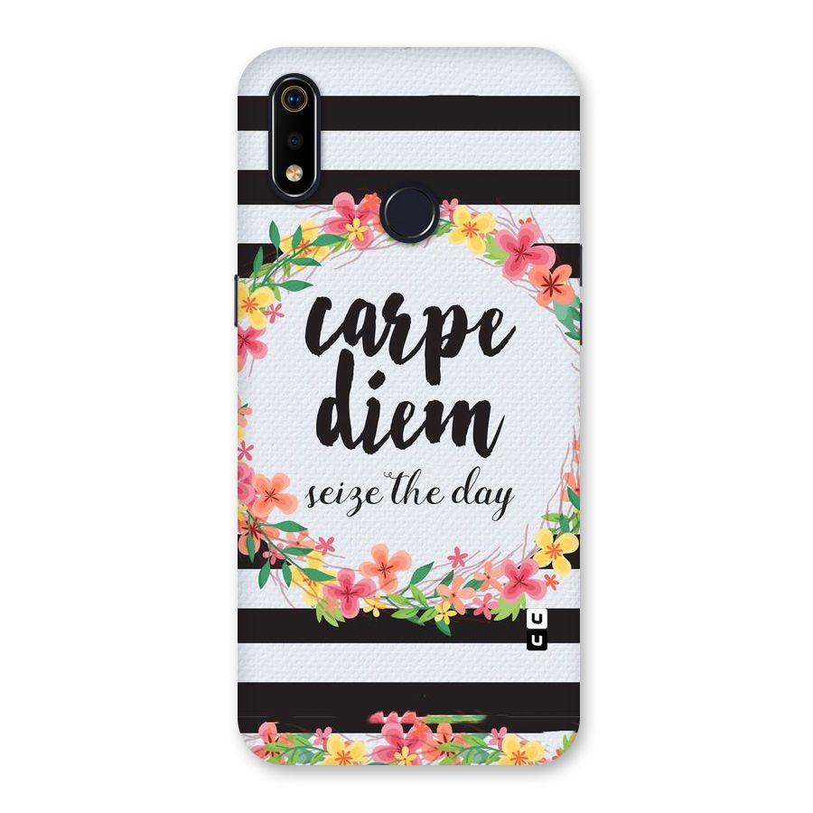 Floral Seize The Day Back Case for Realme 3i