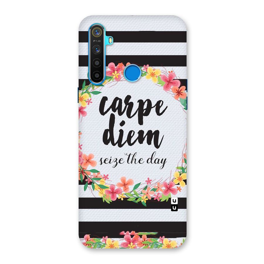 Floral Seize The Day Back Case for Realme 5