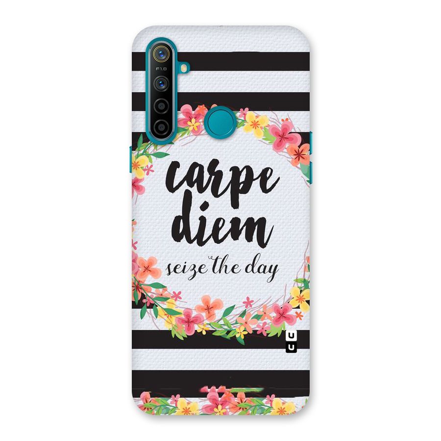 Floral Seize The Day Back Case for Realme 5i
