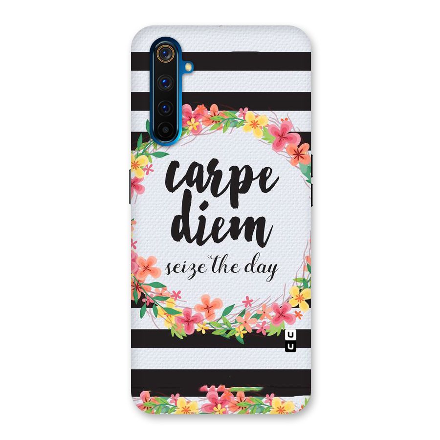 Floral Seize The Day Back Case for Realme 6 Pro