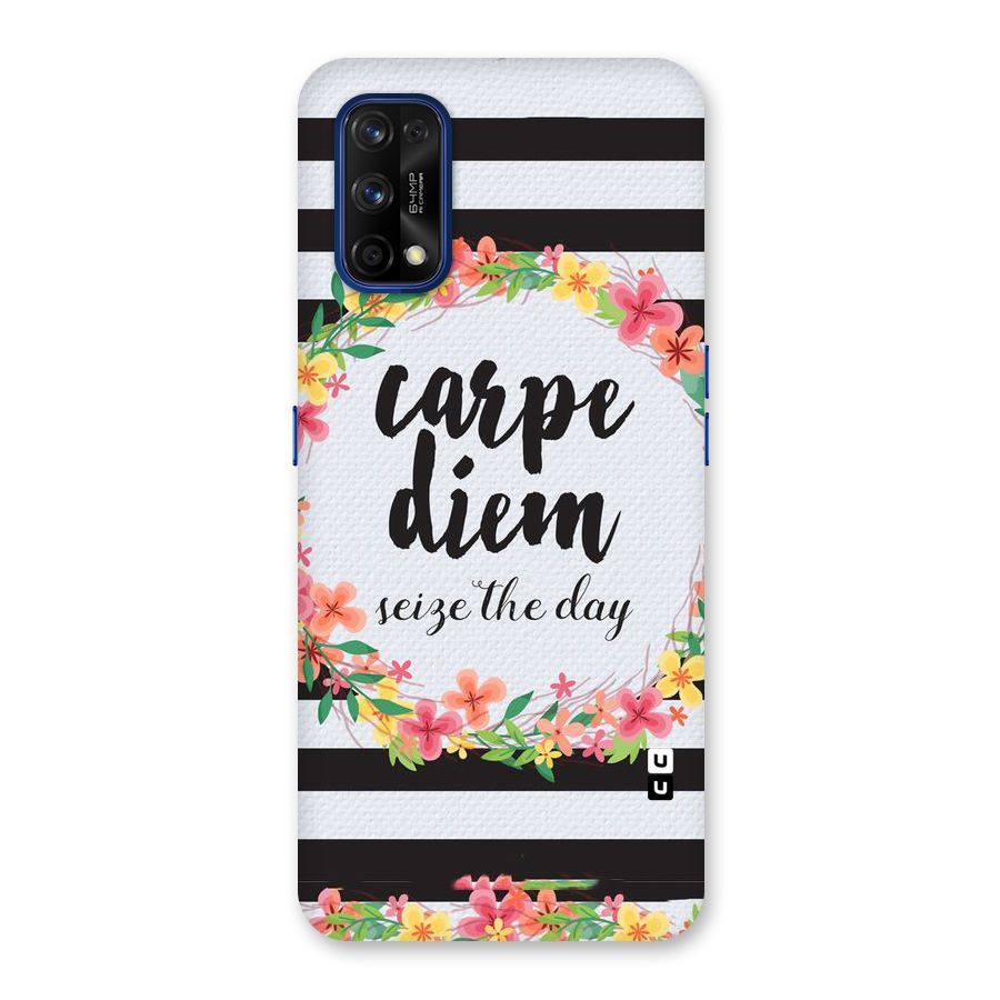 Floral Seize The Day Back Case for Realme 7 Pro