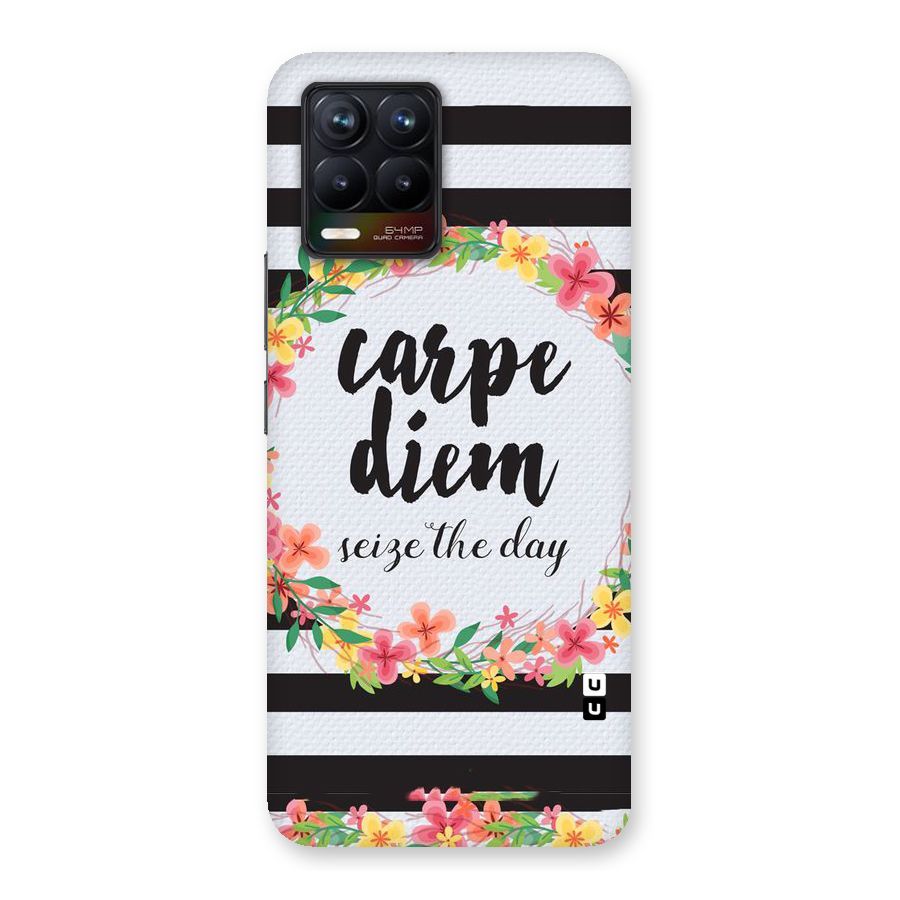 Floral Seize The Day Back Case for Realme 8