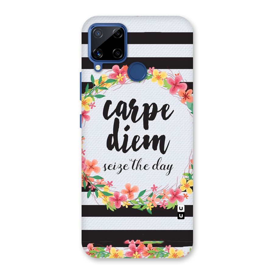 Floral Seize The Day Back Case for Realme C15