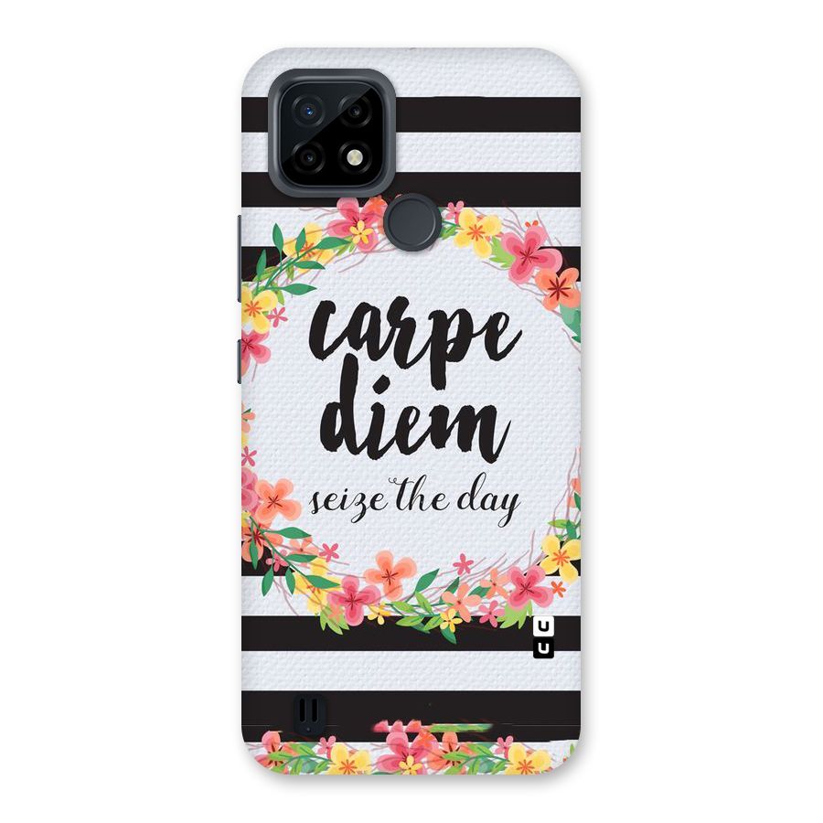 Floral Seize The Day Back Case for Realme C21