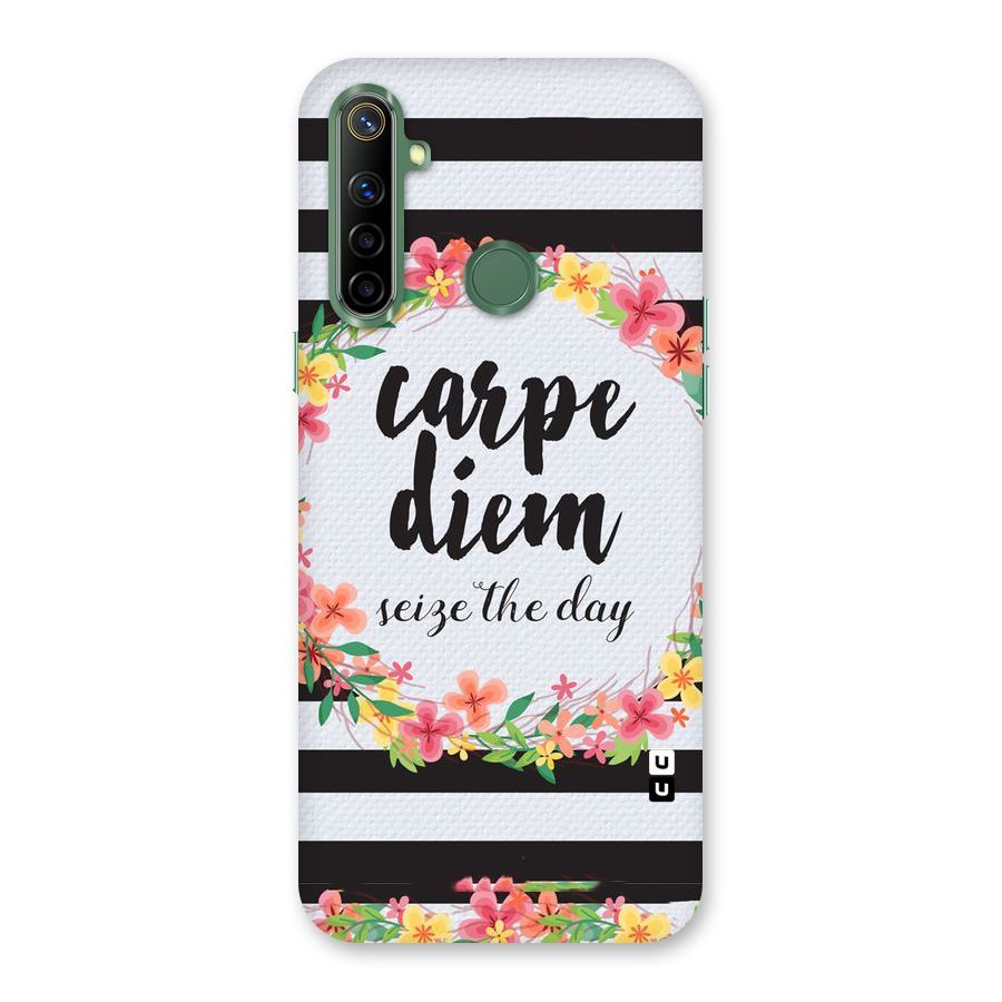 Floral Seize The Day Back Case for Realme Narzo 10