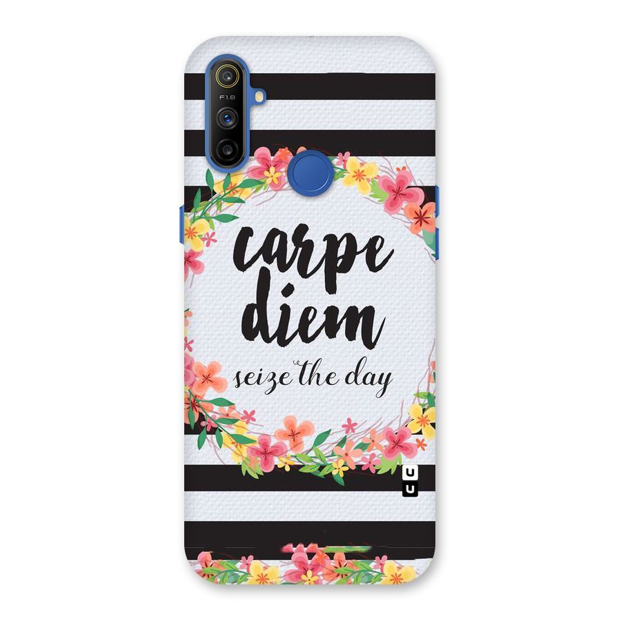 Floral Seize The Day Back Case for Realme Narzo 10A