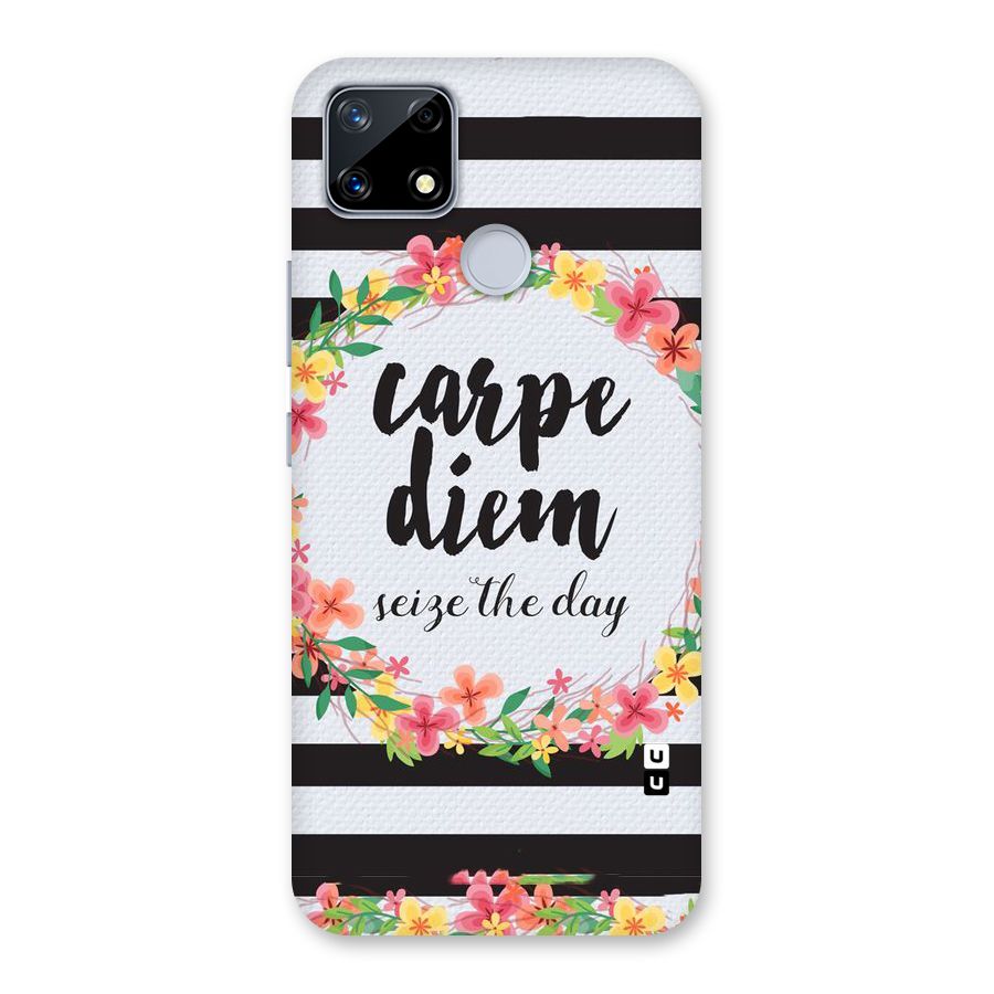 Floral Seize The Day Back Case for Realme Narzo 20