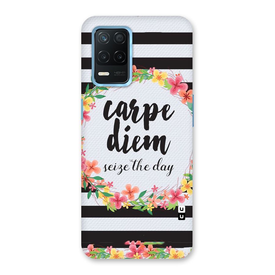 Floral Seize The Day Back Case for Realme Narzo 30 5G