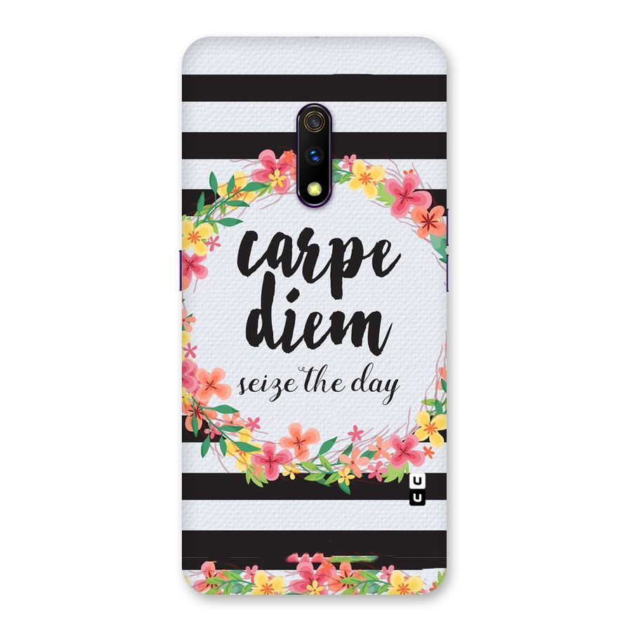 Floral Seize The Day Back Case for Realme X