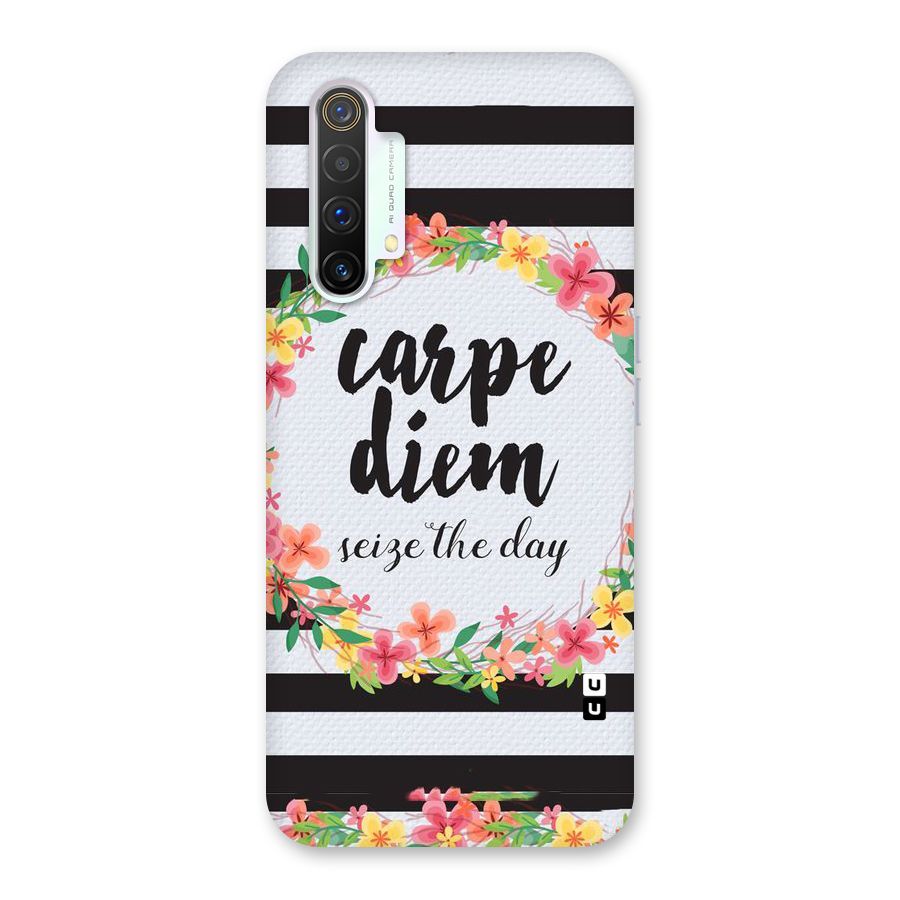 Floral Seize The Day Back Case for Realme X3 SuperZoom